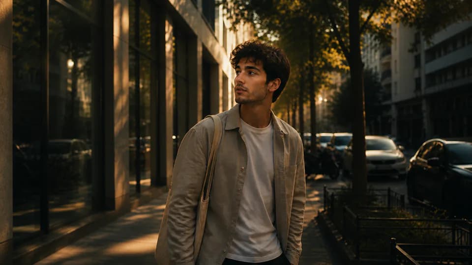 Cinematic visual style example