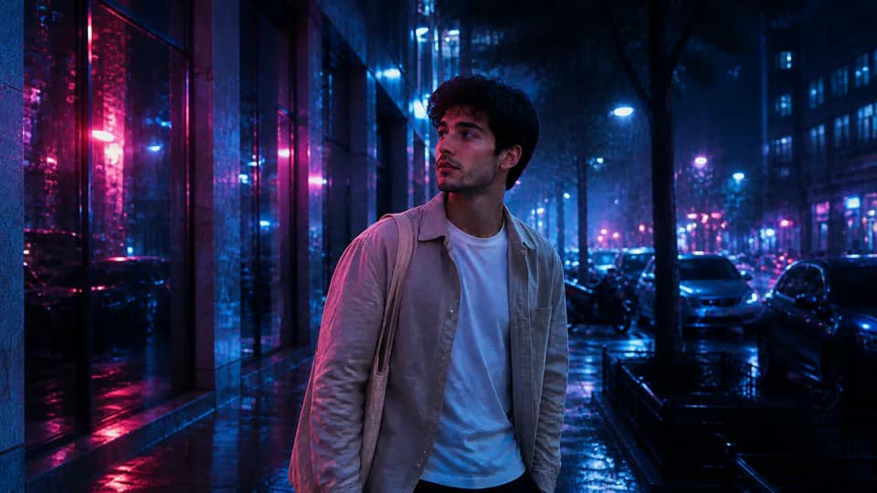 Neon Noir visual style example